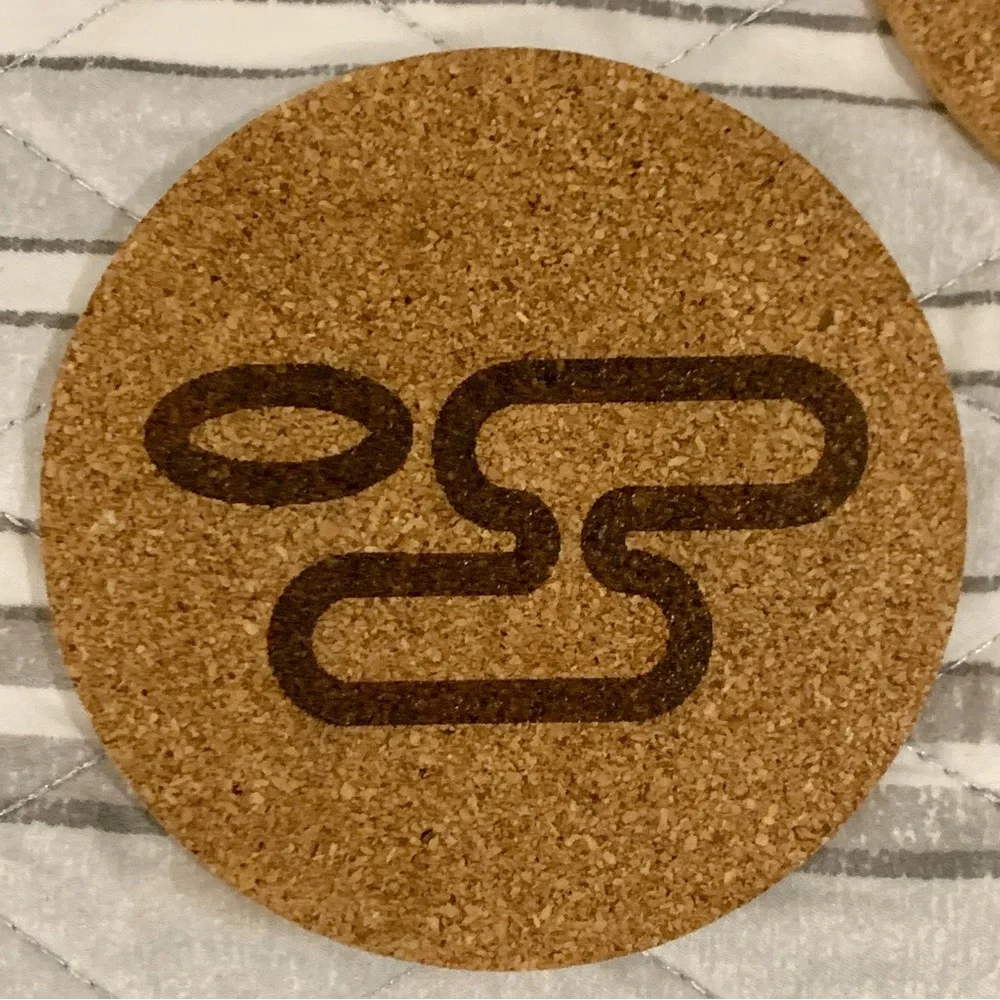 Naruto Hidden Village Symbols Cork Coasters Lot of 5